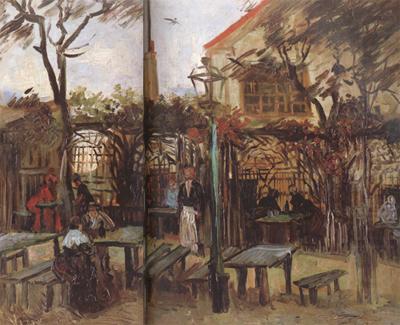 Terrace of a Cafe on Montmartre (nn04), Vincent Van Gogh